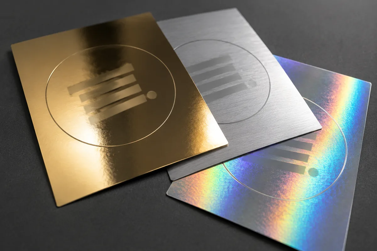 Metallic labels
